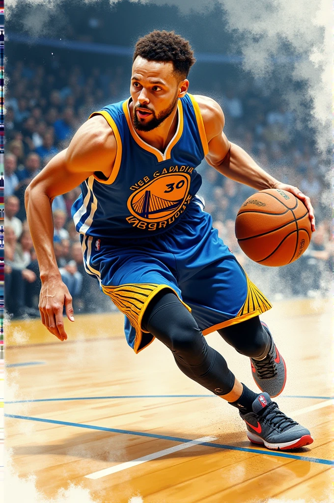 A drawing by Stephen Curry
