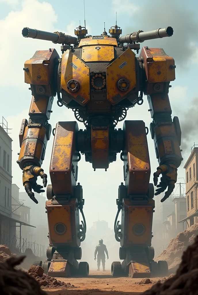 DIESEL-PUNK MECH ww1 styled titanfall inspired concept art