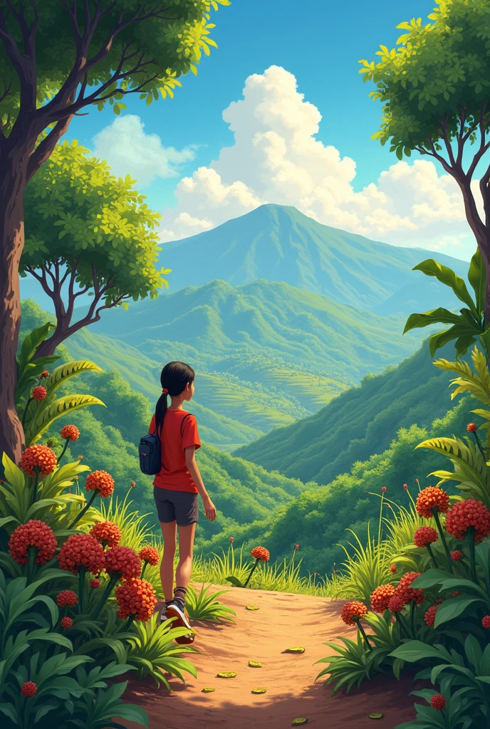 a colorful anime that tells the story of Colombian coffee