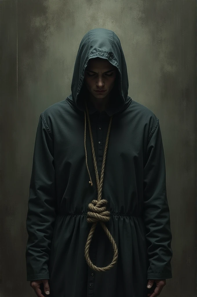 The noose that surrounds my neck neither frees me nor finishes me, I live drowned;
I find pleasure and boredom kills me.