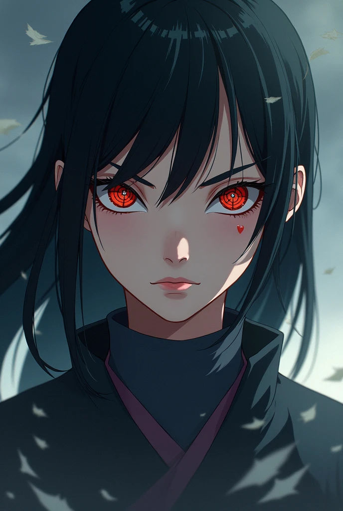 Girl with Madara's eyes , semi new