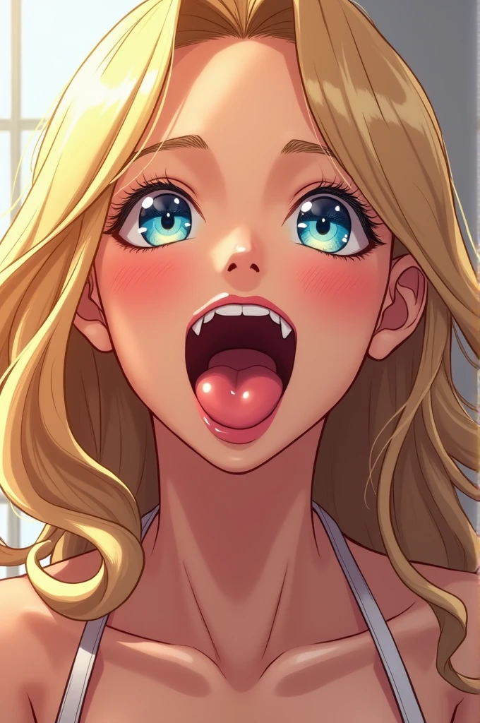 Blonde Gal Ahegao