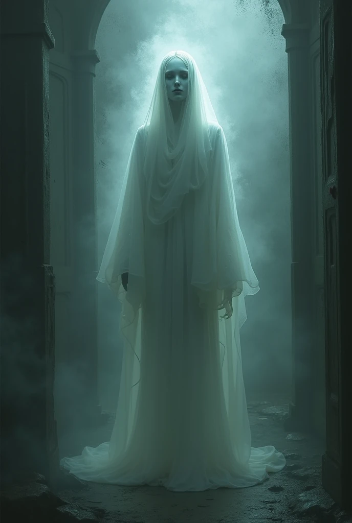 Person whispering from beyond