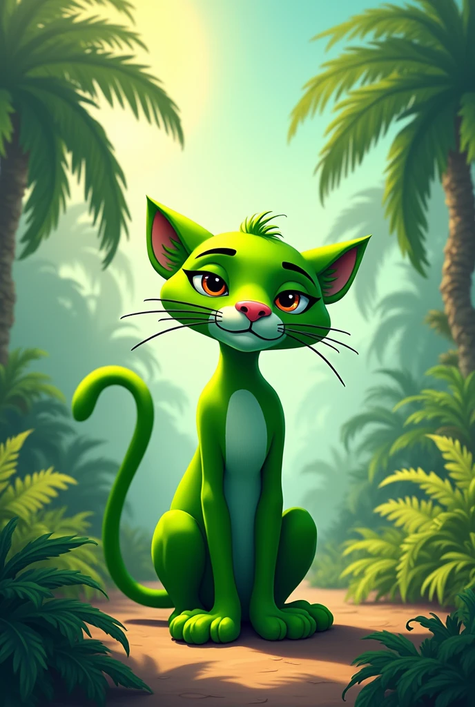 Pink Panther , but with green color