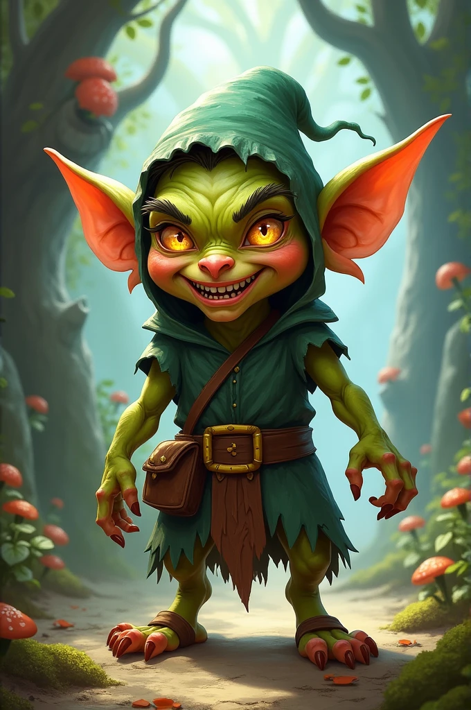 Image that says damn goblin