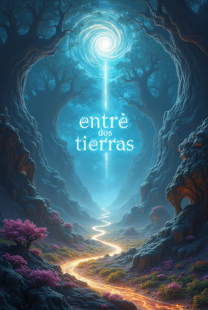 Image that says between two lands written in Spanish