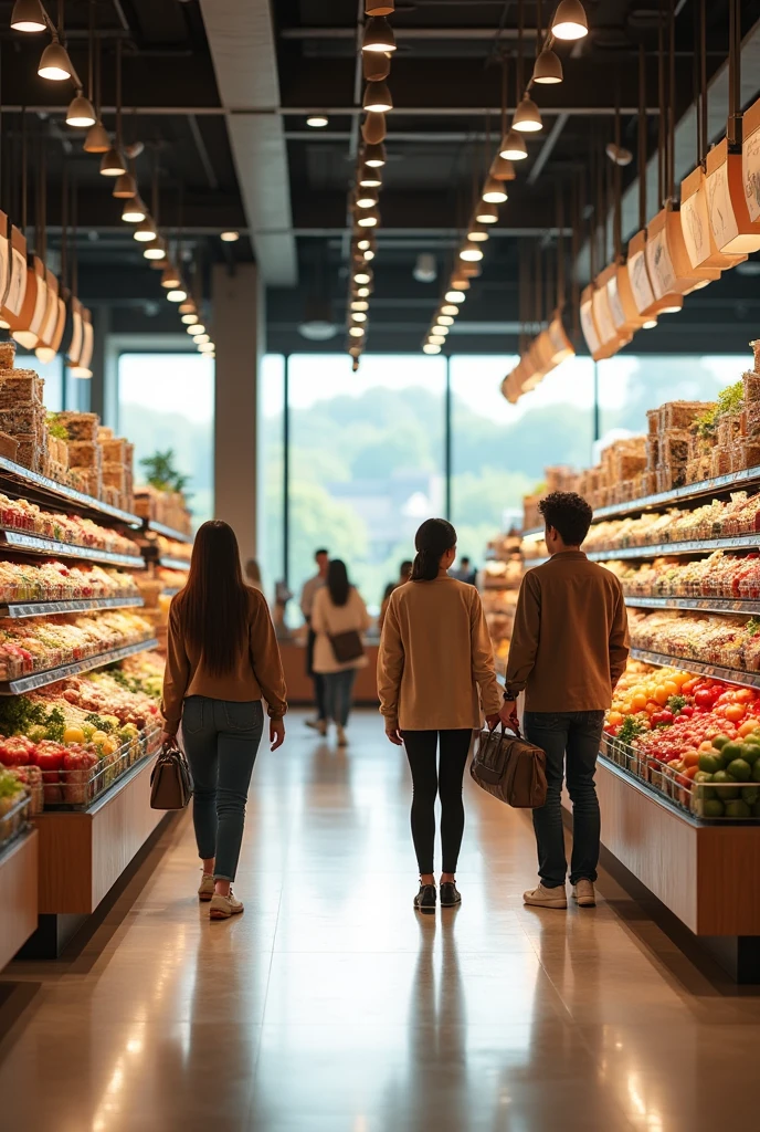 Website cover for supermarket