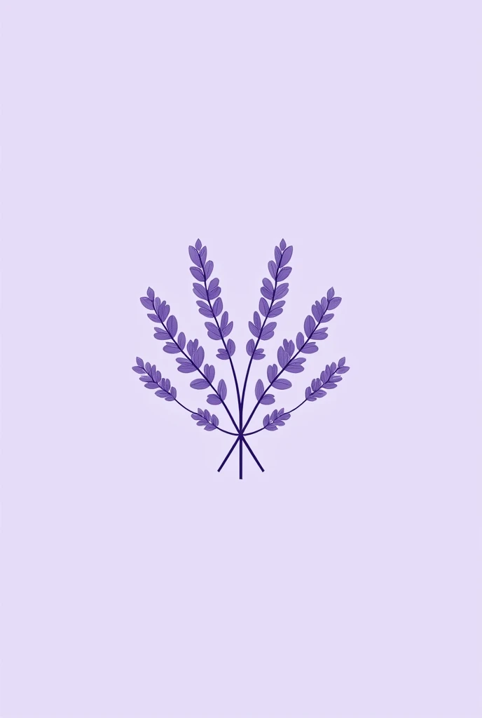 create a logo with a lilac background, details of lavender flowers where the company name is LaJoy in 4x4 format