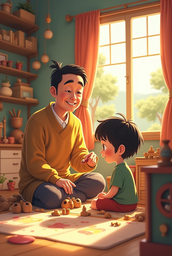 35 years old, child room uncle, 5-way boyme craftsman, Japanese
