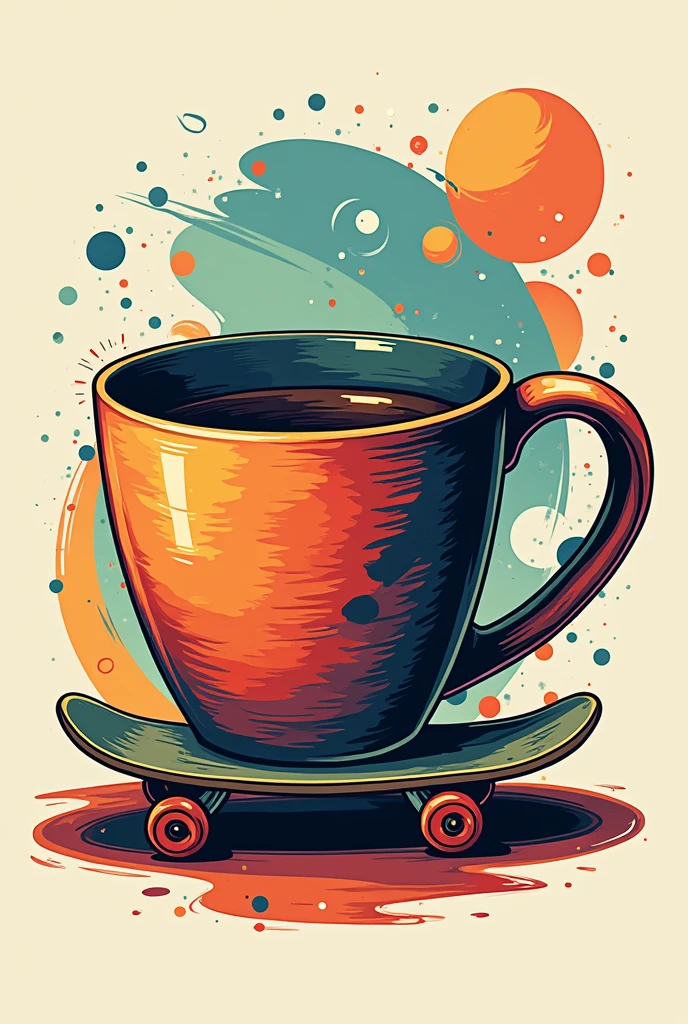 Skateboarding coffee mug

