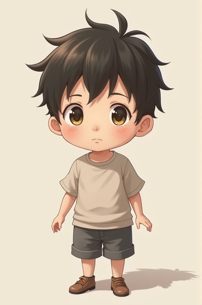 a shota boy with the size and features of a child 