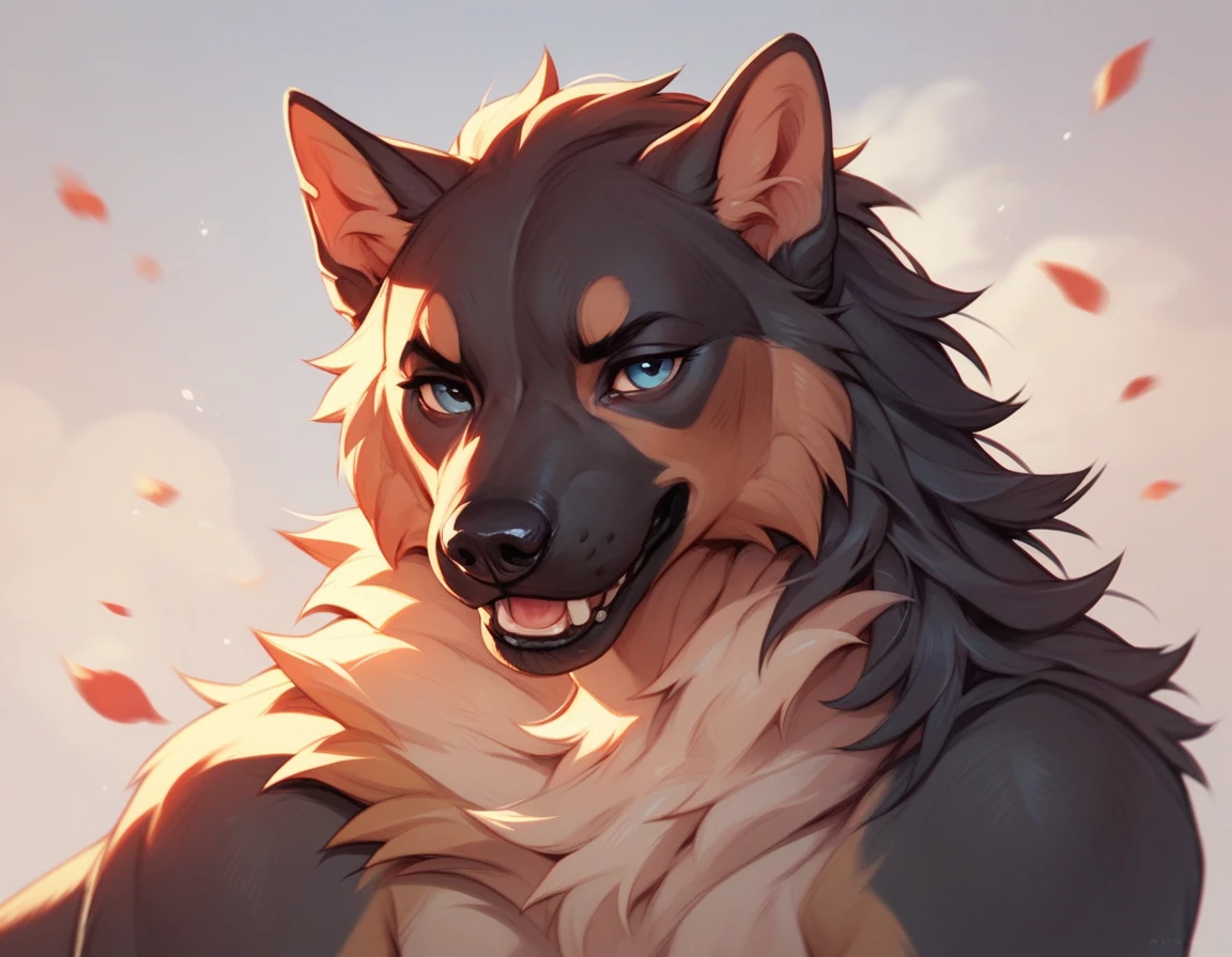 A dog