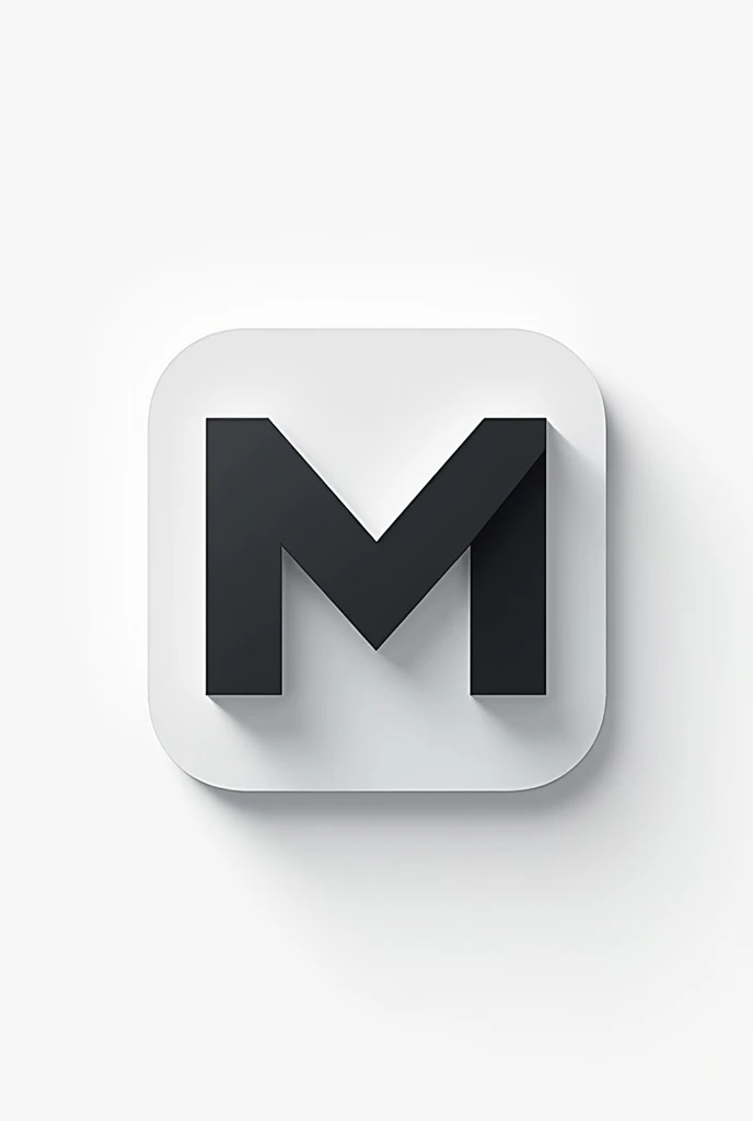 Create me an icon for an app that starts with M