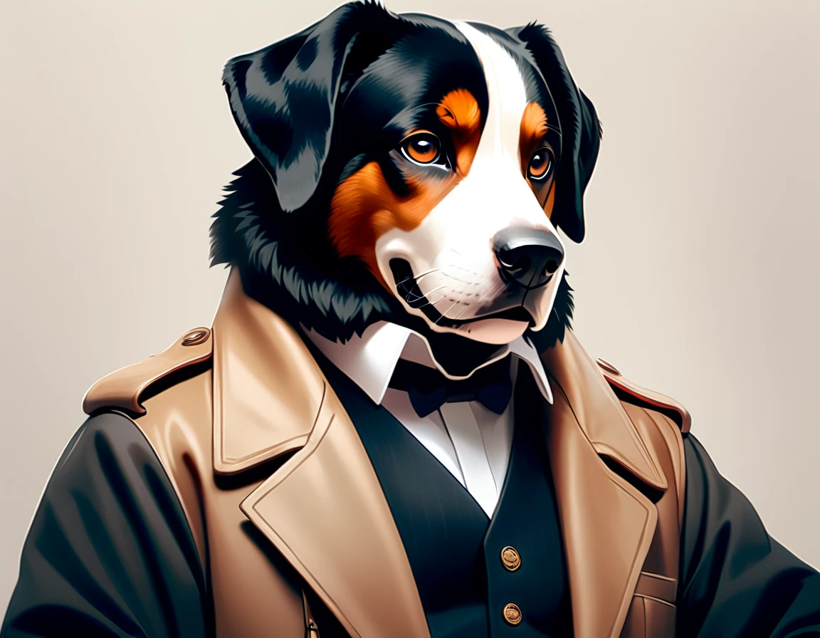 A dog