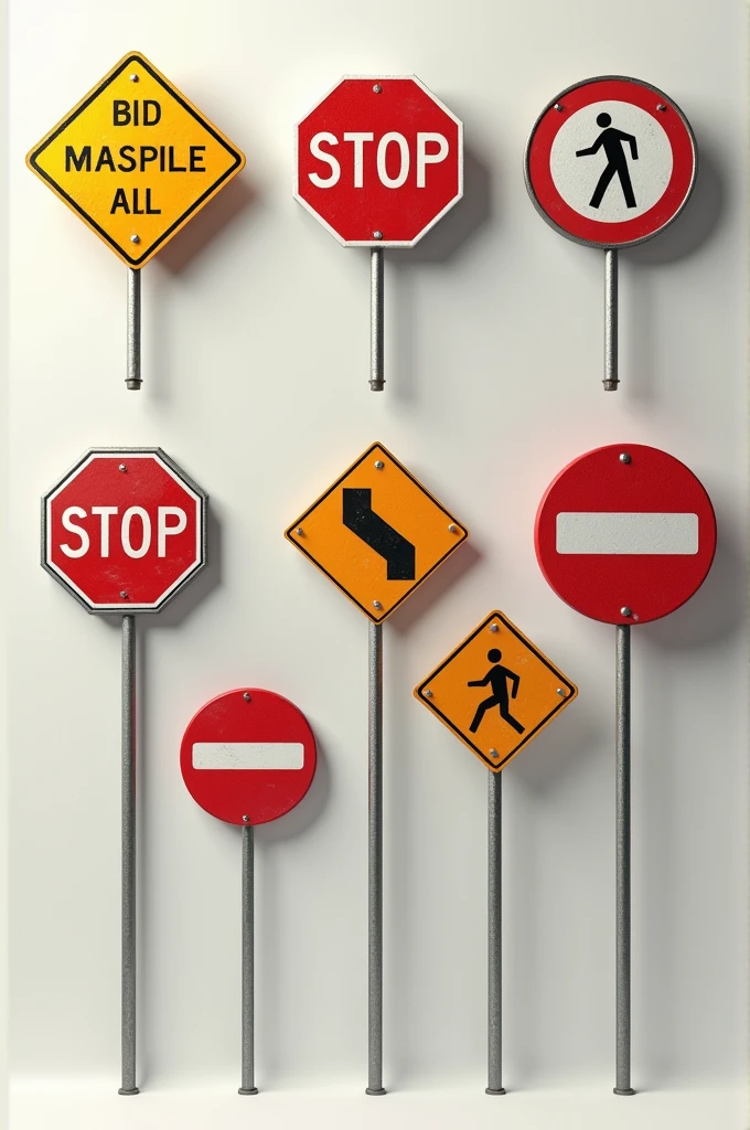 10 traffic signs 