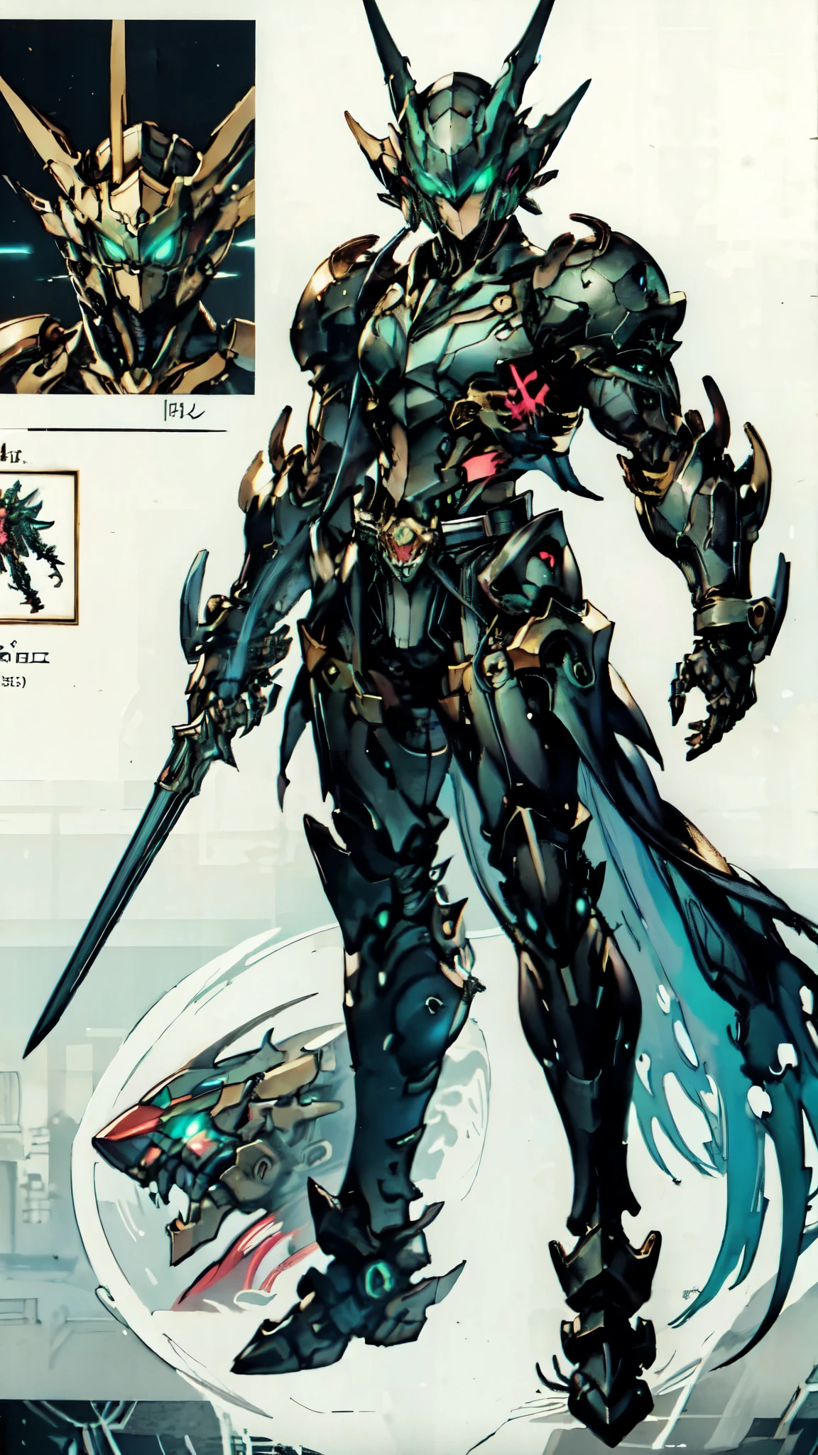 (masterpiece:1.5, best quality:1.5, extremely delicate:1.5), a man wearing a full-face helmet, a fantasy-style biotech armored combat suit, green eyes, (a composite layered chest armor), fully enclosed shoulder guards, matching arm and leg guards, belt of Neon circuit, (the color scheme is primarily black with green and red accents), the design balances heavy with agility, a high-tech bio-mecha armor, (Armor Concept Inspired by Kamen Rider, stand on the top of a skyscraper in a futuristic sci-fi city), this character embodies a finely crafted fantasy-surreal style armored hero in anime style, exquisite and mature manga art style, (element, plasma, energy, the armor glows), ((male:1.5)), metallic, high definition, highres, ultra-detailed, ultra-fine painting, professional, perfect body proportions, golden ratio, anatomically correct, symmetrical face, extremely detailed eyes and face, high quality eyes, creativity, RAW photo, UHD, 32k, Natural light, cinematic lighting, masterpiece-anatomy-perfect