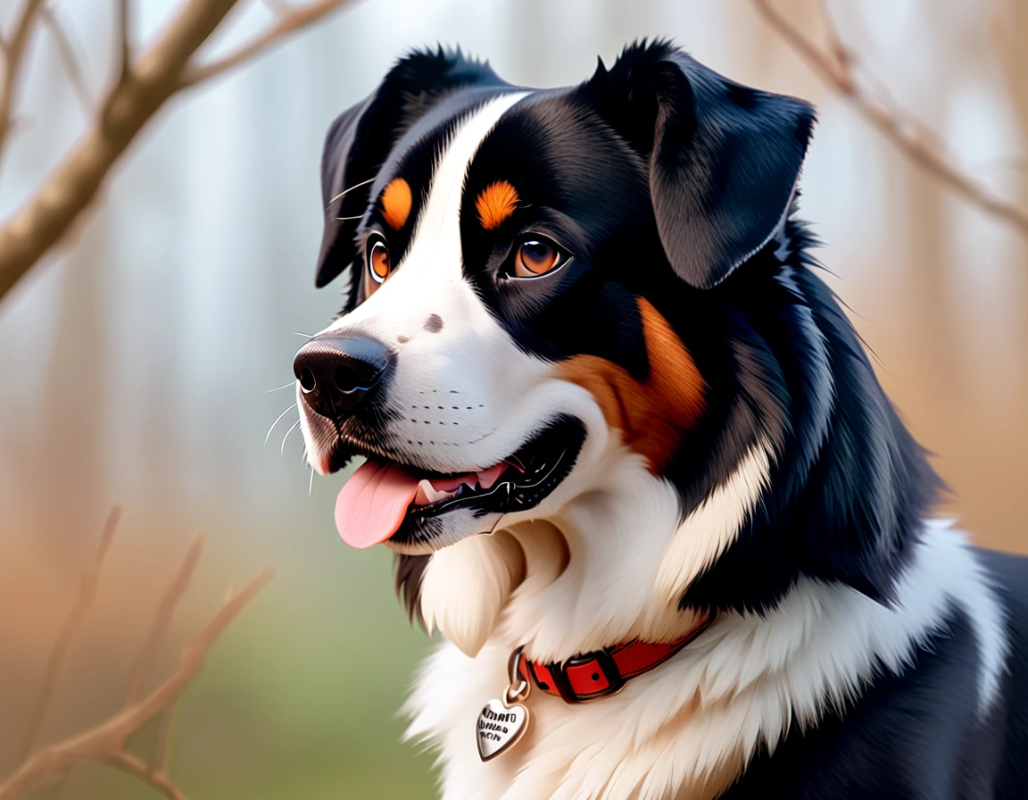 A dog