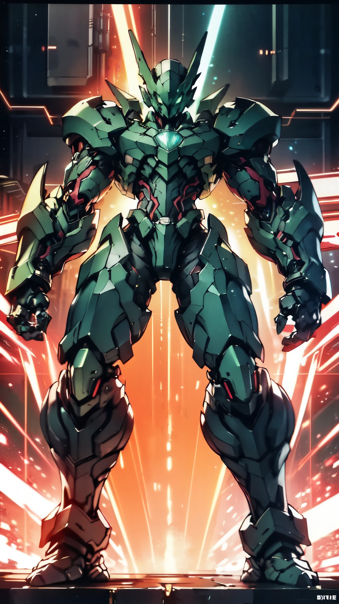 (masterpiece:1.5, best quality:1.5, extremely delicate:1.5), a man wearing a full-face helmet, a fantasy-style biotech armored combat suit, green eyes, (a composite layered chest armor), fully enclosed shoulder guards, matching arm and leg guards, belt of Neon circuit, (the color scheme is primarily black with green and red accents), the design balances heavy with agility, a high-tech bio-mecha armor, (Armor Concept Inspired by Kamen Rider, stand on the top of a skyscraper in a futuristic sci-fi city), this character embodies a finely crafted fantasy-surreal style armored hero in anime style, exquisite and mature manga art style, (element, plasma, energy, the armor glows), ((male:1.5)), metallic, high definition, highres, ultra-detailed, ultra-fine painting, professional, perfect body proportions, golden ratio, anatomically correct, symmetrical face, extremely detailed eyes and face, high quality eyes, creativity, RAW photo, UHD, 32k, Natural light, cinematic lighting, masterpiece-anatomy-perfect