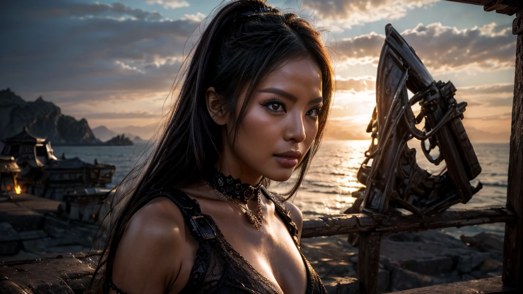 SENSUALIZED WARRIOR - ORIENTAL - SEXY WAR - 4K - HALF LIGHT