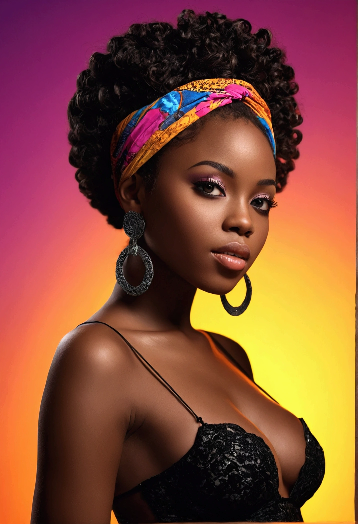 A beautiful sexy black girl