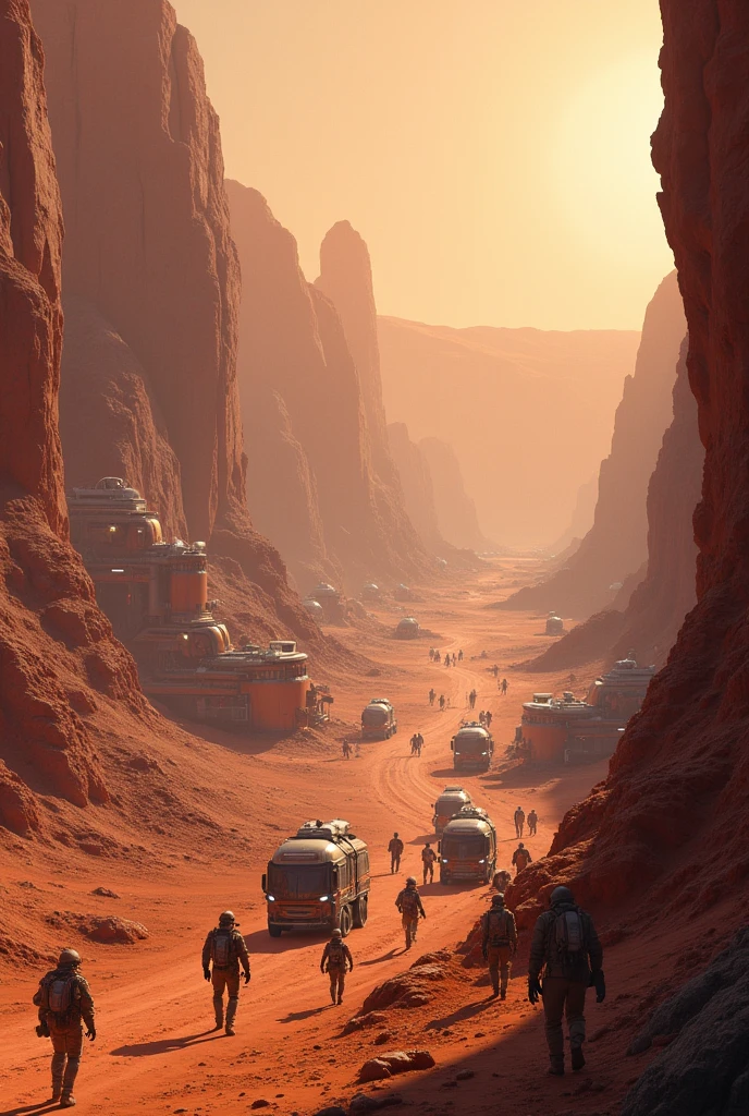 People on Mars