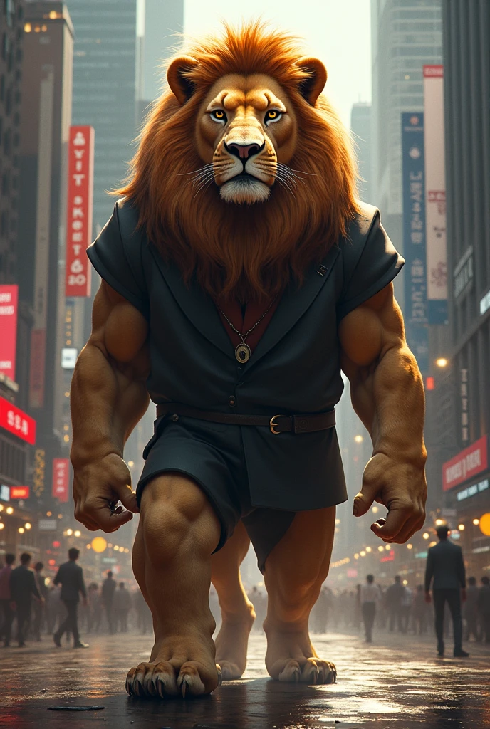 A lion trader

