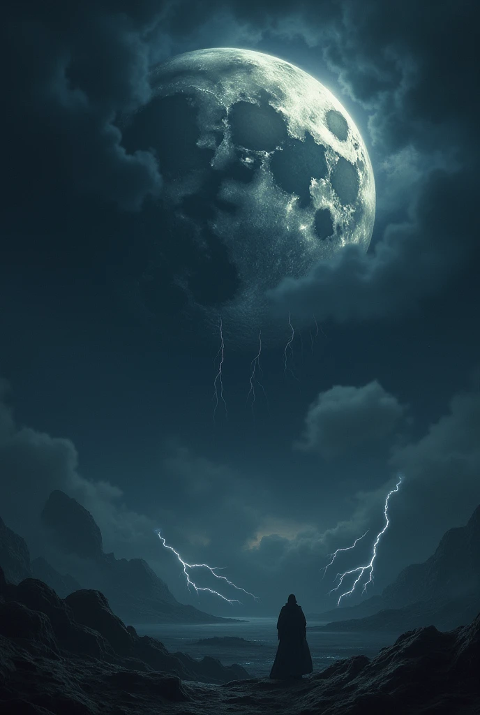 An evil moon that threatens the Earth 