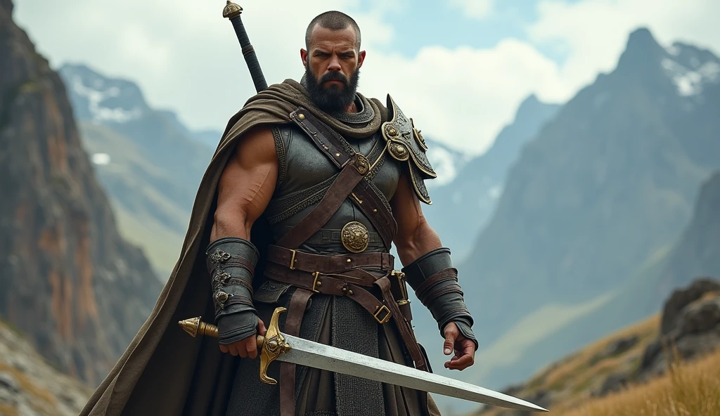 a man ready for battle