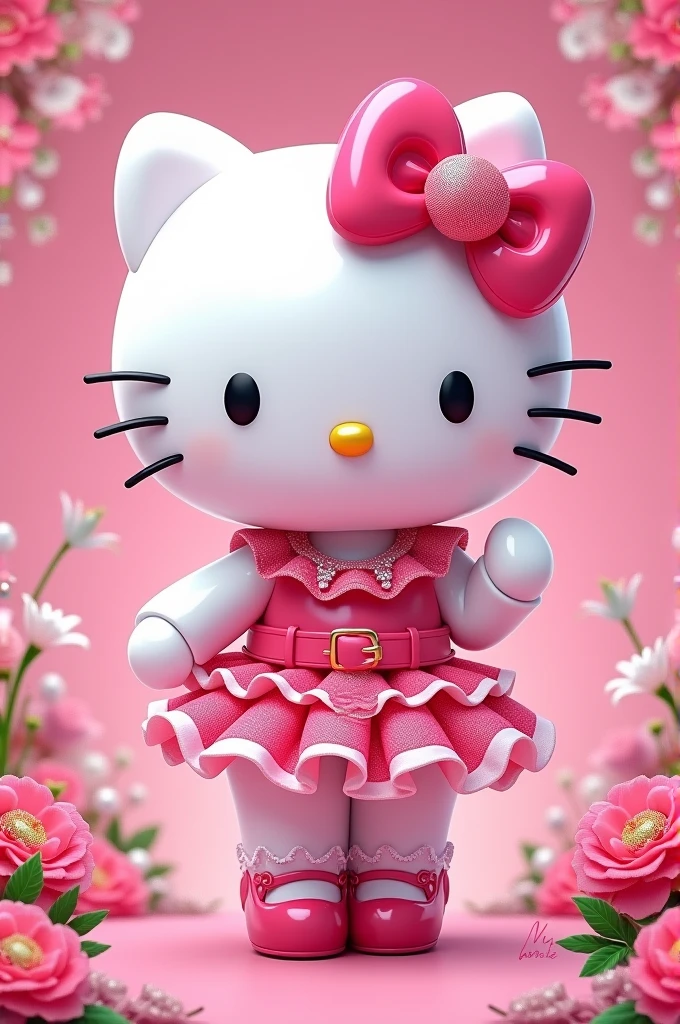 Hello kitty em 2d de barbie