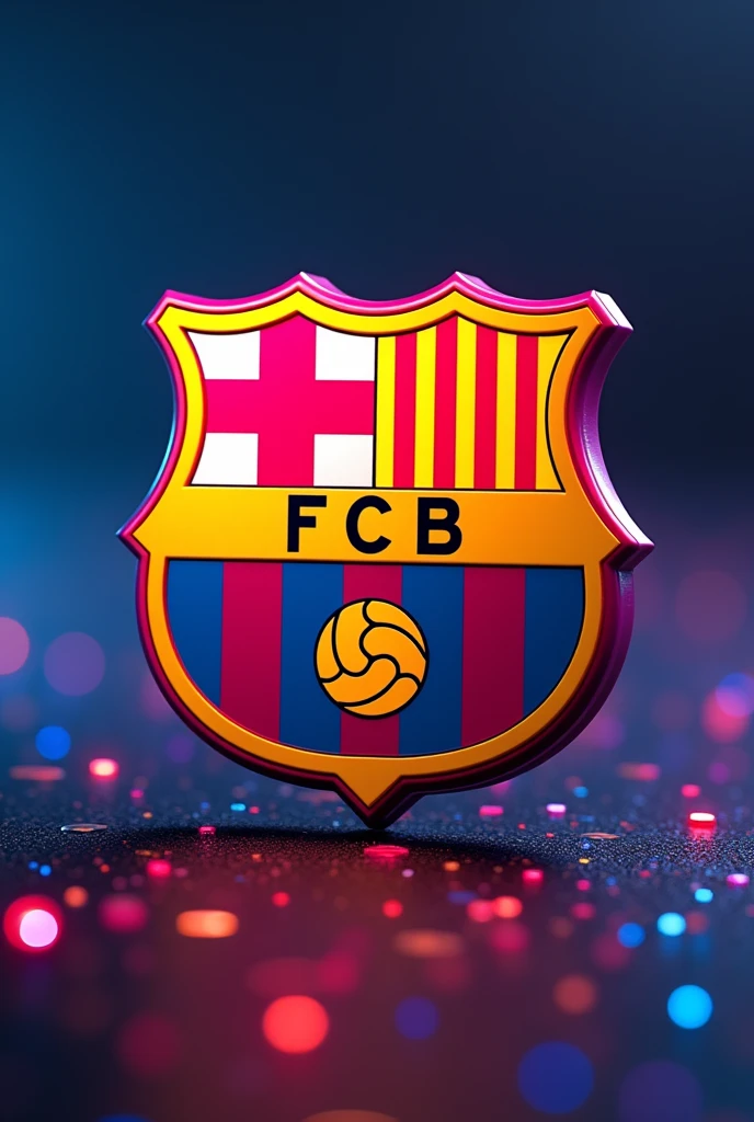 I created an image for my tiktok live with the Barcelona football club crest and that says leave your tap tap but in Spanish