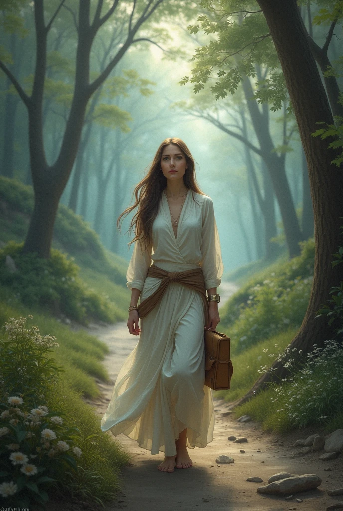 woman seeking self-knowledge