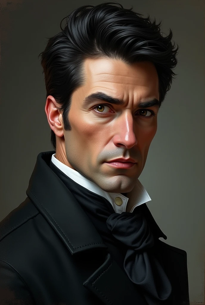 Aquiline Nose　male　Black Hair