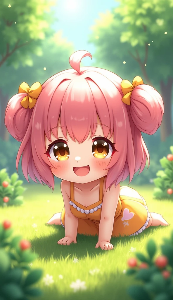 (8k, RAW photo, best quality, masterpiece, highres, absurdres, ultra detailed:1.3), (Photography, realistic, photo-realistic:1.4), (beautiful natural lighting, beautiful deatailed shadow, beautiful detailed glow :1.4), atmospheric,
BREAK, 1 beautiful girl, Solo,(Cute:1.5),(Chibi:0.8), (kawaii:1.5),(Loli:0.5), BREAK, (girl, Cute, Cheerful, face, medium breasts:1.2),(Pink hair,disheveled short twin tails,tareme,Gold eyes:1.2),gleaming skin,Clear skin, cleavage of the breast,Beautiful , gleaming skin,Clear skin, Beautiful skin,( A smile:1.5),(best quality face),(Top quality glowing eyes), (enjoying,blush, laughing out loud: 1.45), BREAK
(kawaii sundress, cute hair ribbon: 1.35),
BREAK Alice in Wonderland is lying on the lawn in the garden of a whimsical castle,(running:1.75),
BREAK wakame,wakame,wakame,(cowboy shot,from front:1.4) BREAK manga illustration.media,manga style,(ultra rich intricately proper sketch+pastel+airbrush+colored pencil:1.1),(ultra highres composition details:1.2), (delicate illustration), (pastelcolor style illustration:0.9), (watercolor style illustration:0.4),
