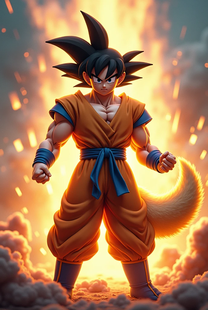 Generates Goku furry version