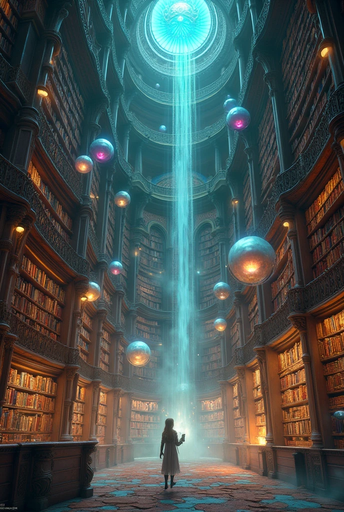A magical library where all your dreams come true