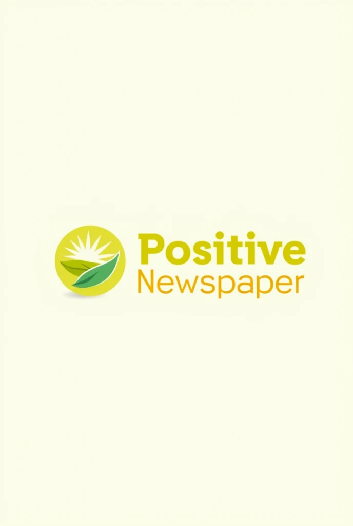 Create a logo for a page we will call Positive Newspaper