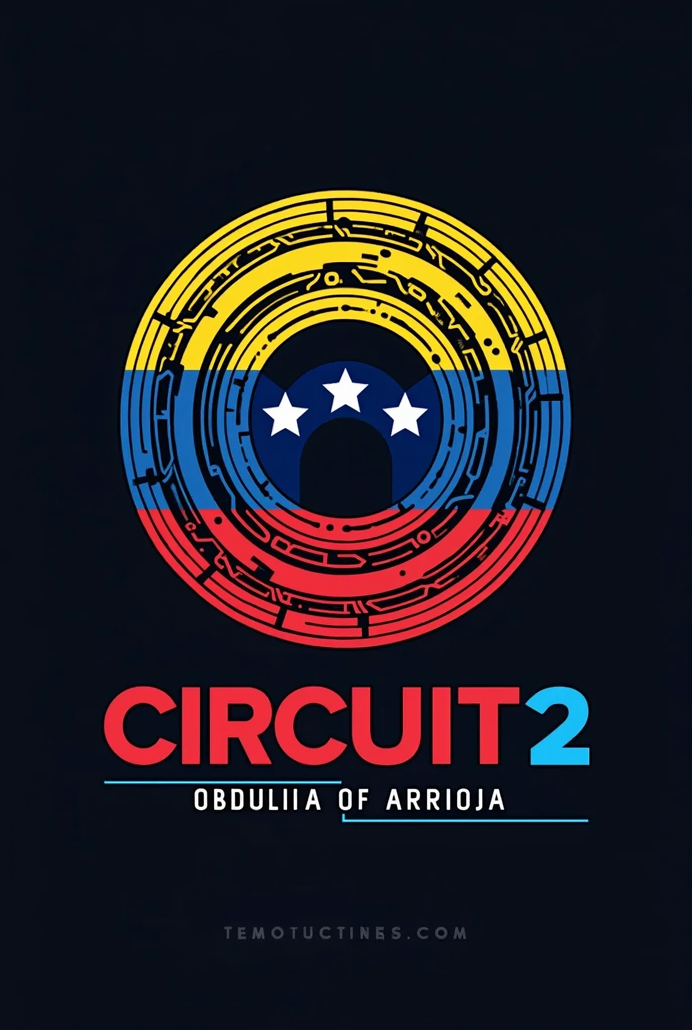 Logo that has as main title: circuit 2 Obdulia of Arrioja. And that it has a phrase from Simon Bolivar and the logo has the Venezuelan flag with 8 stars