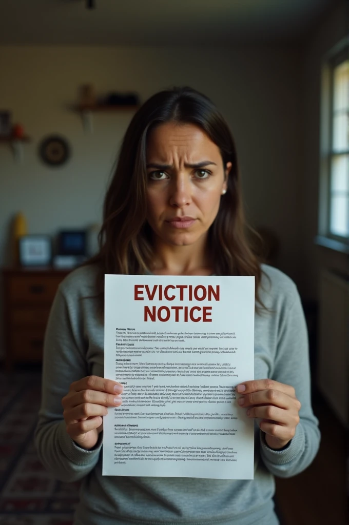 Image for an Instagram post to inform about evictions due to non-payment