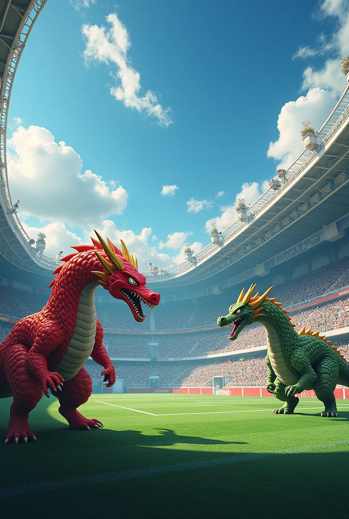 Le parc des princes en version dragon ball