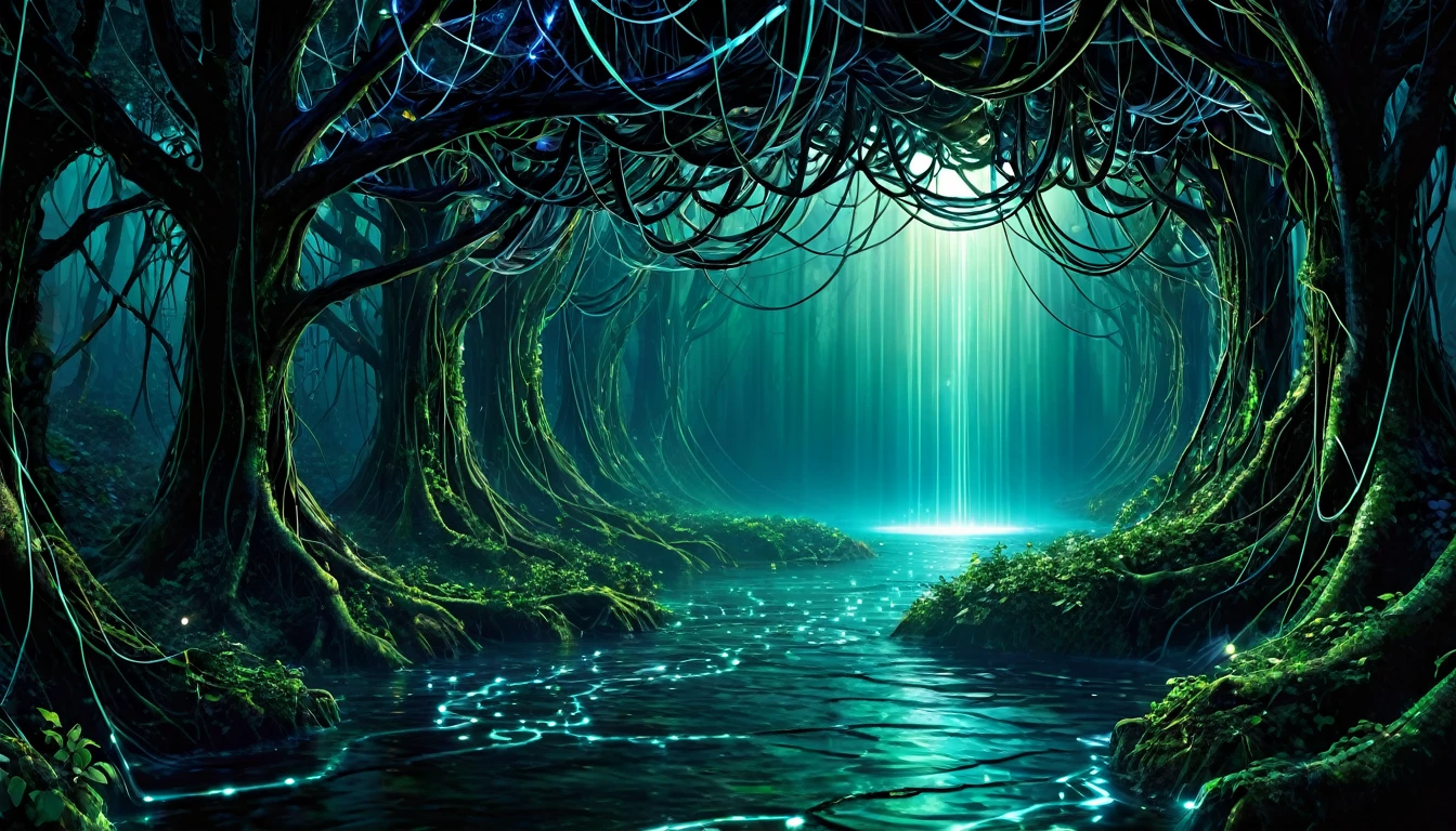 Digital Hell [Verse] Lost in the screen glow every night Endless scrolls to lose my fight Pixels talk but they don't hear In this world I disappear [Verse 2] Notifications don't let me sleep Promises they never keep Wired tight I can't break free This tangled web of digital sea [Chorus] Digital hell I'm sinking deep In these bytes my soul they keep Virtual chains around my mind Trying to find what I can't find [Verse 3] Static voices call my name In this game it's all the same [Bridge] Flashing lights and endless streams Haunting me within my dreams Searching for a way to be In this forest of technology [Chorus] Digital hell I'm sinking deep In these bytes my soul they keep Virtual chains around my mind Trying to find what I can't find