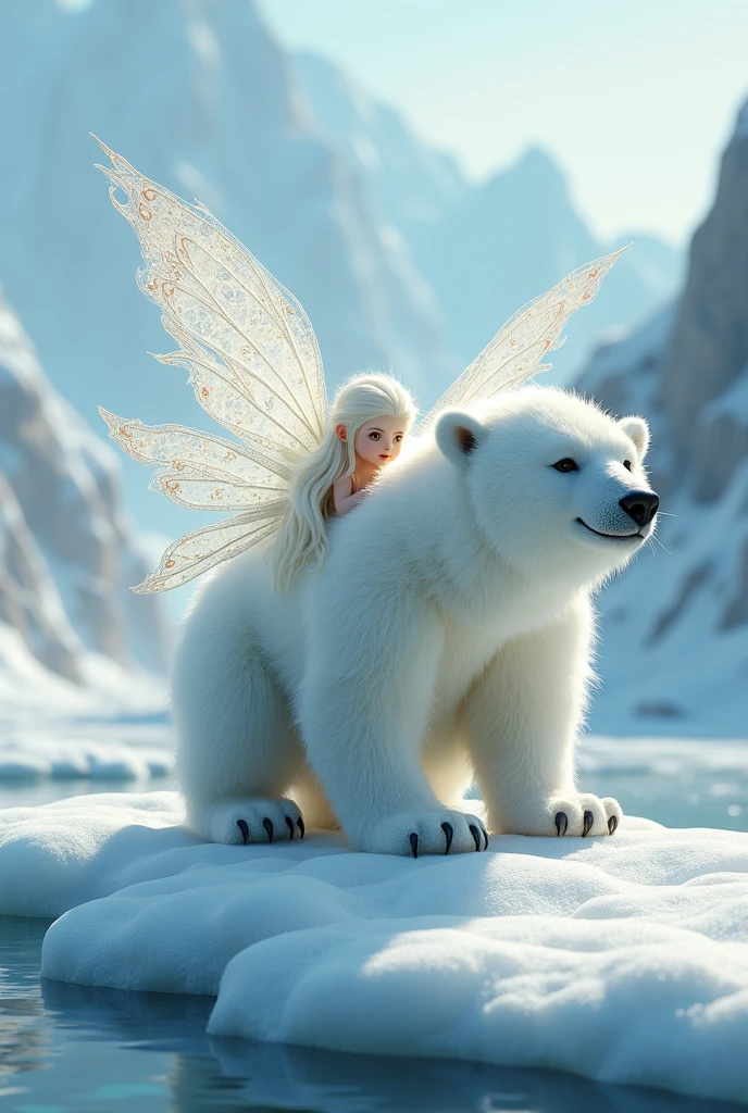 Polar bear combined with pixie