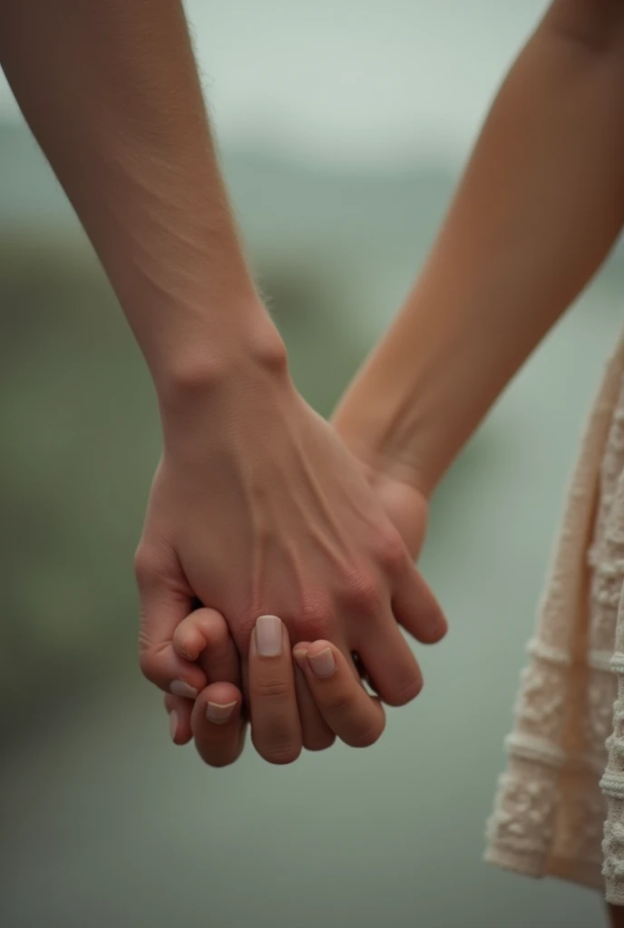 Tumblr photo of a couple&#39;s joined hands. The girl&#39;s hand is light brown and the boy&#39;s is white.. 