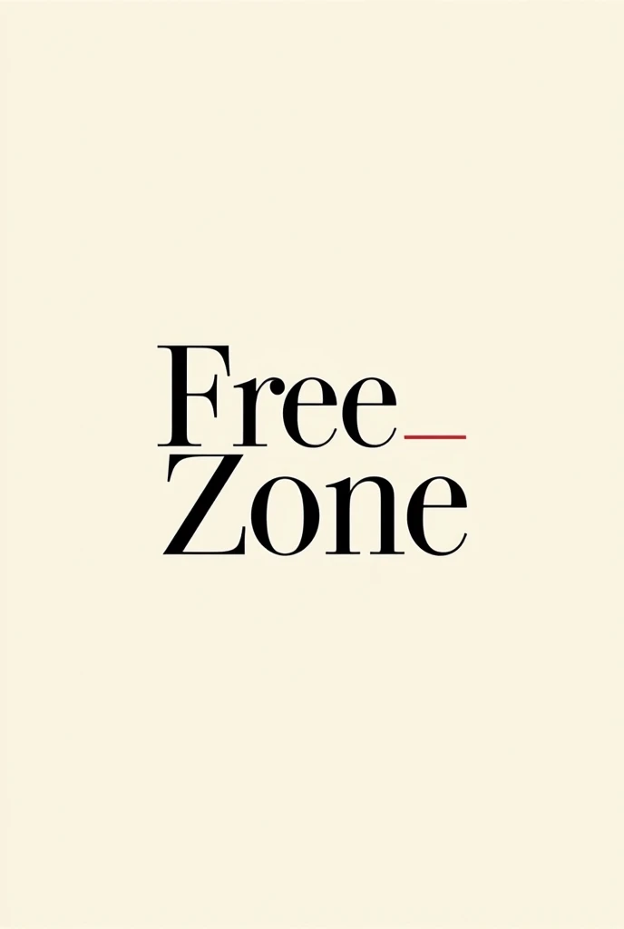 A cocktail logo that says Free Zone
