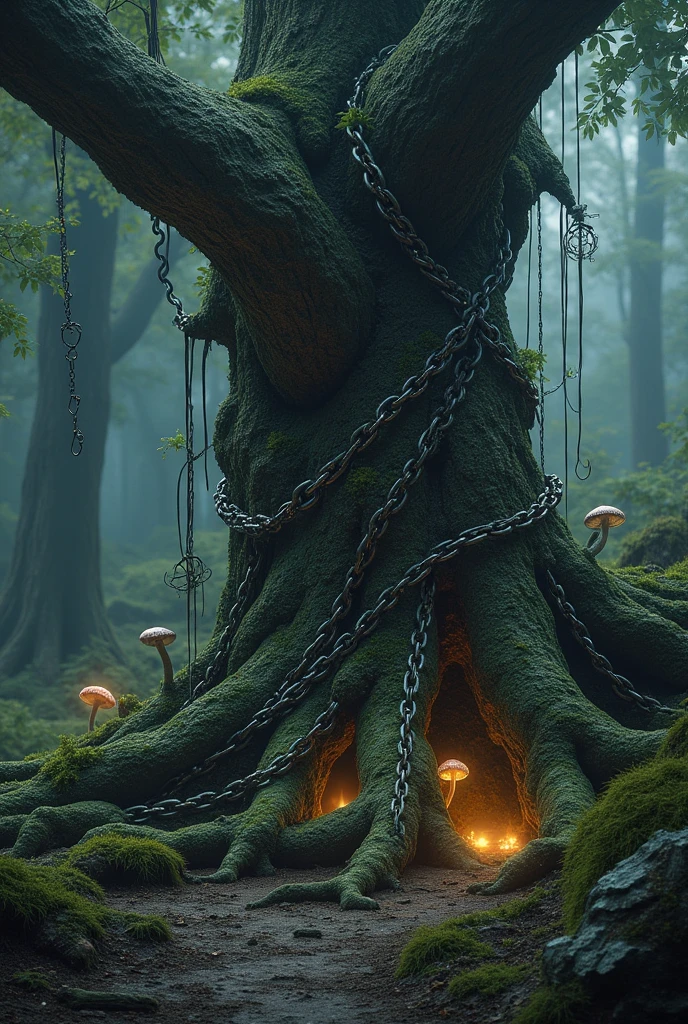 Chains on the roots
