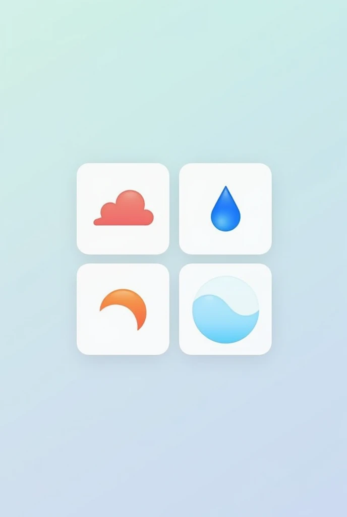 Create a favicon for an app called &#39;Gridded Data&#39;. The favicon should represent climate data obtained from satellite data. Include a modern and minimalist design with icons representing temperature and precipitation. Use colors related to the weather, such as blue for precipitation and red or orange for temperature. The favicon should be clear and recognizable even at small sizes."