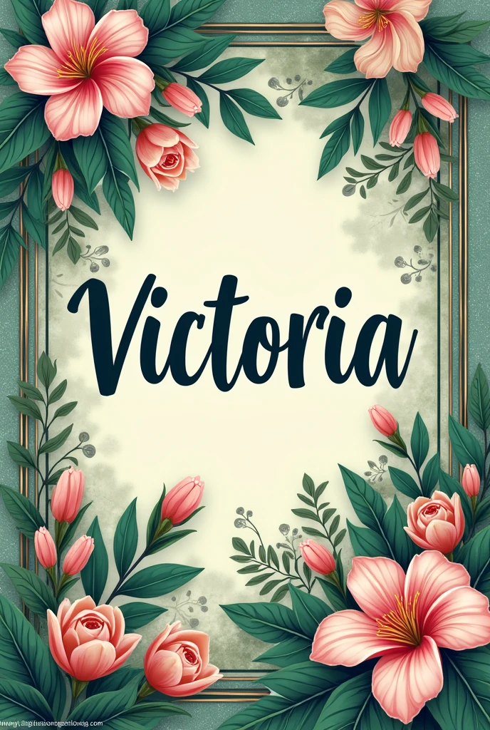 Make a sticker with the name Victoria