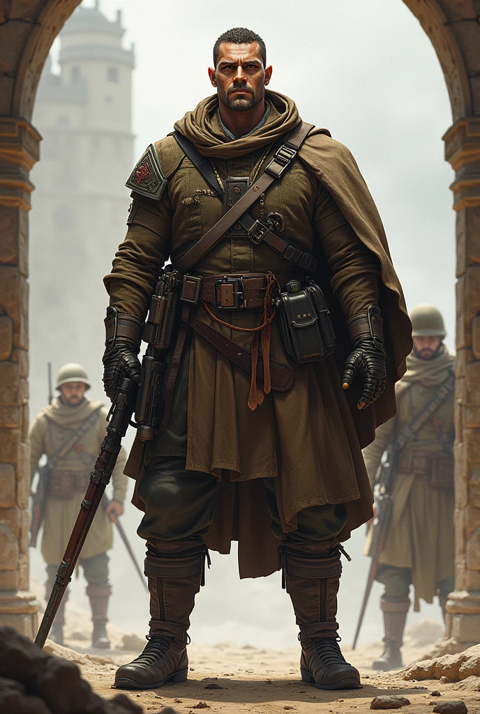 Outline as if it were a guard/soldier