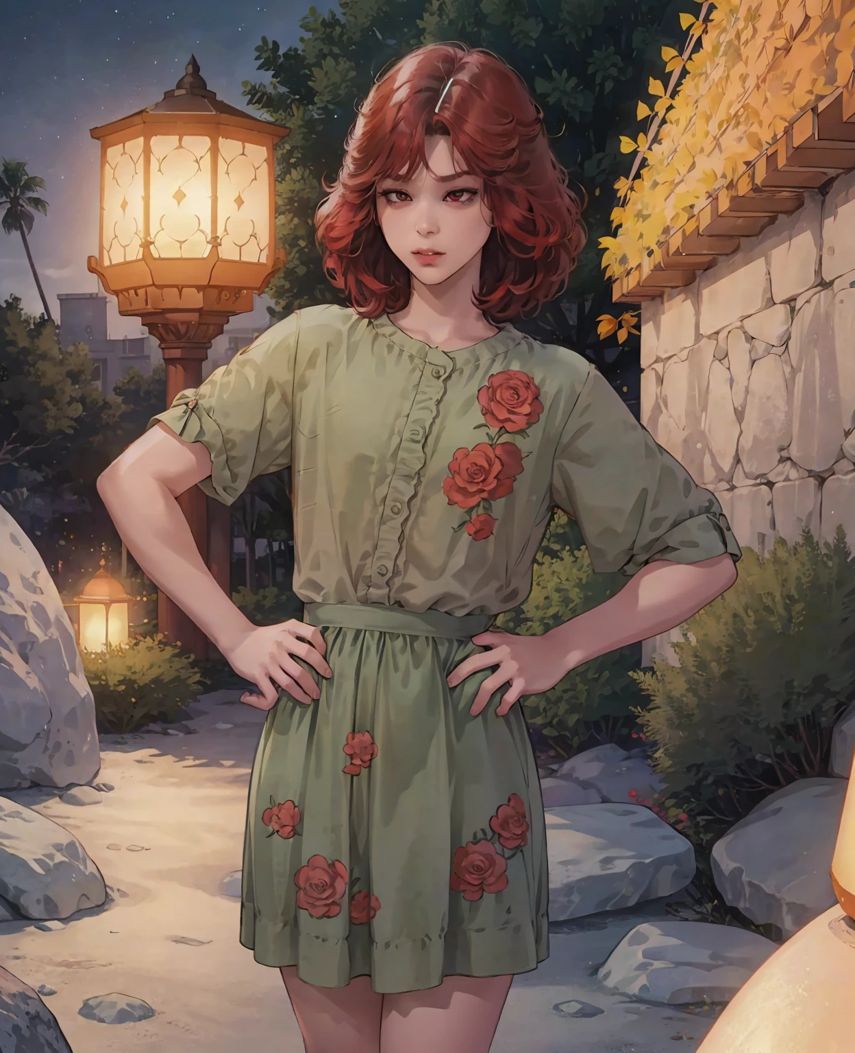 a young man with red hair and red eyes, wearing normal villager clothes, detailed portrait, extremely detailed face, beautiful detailed eyes, beautiful detailed lips, intricate details, high resolution, photorealistic, 8k, detailed lighting, volumetric lighting, natural lighting, ambient occlusion, cinematic lighting, dramatic lighting, vibrant colors, warm colors, fantasy, digital art, concept art, hyper detailed, sharp focus, masterpiece, octane render