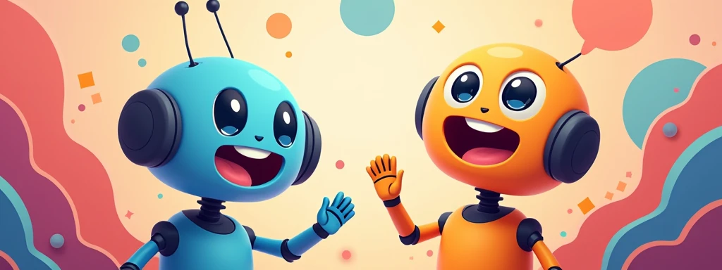 A cute image that could be used as a reddit banner for a website about AI Chatbot Roleplay