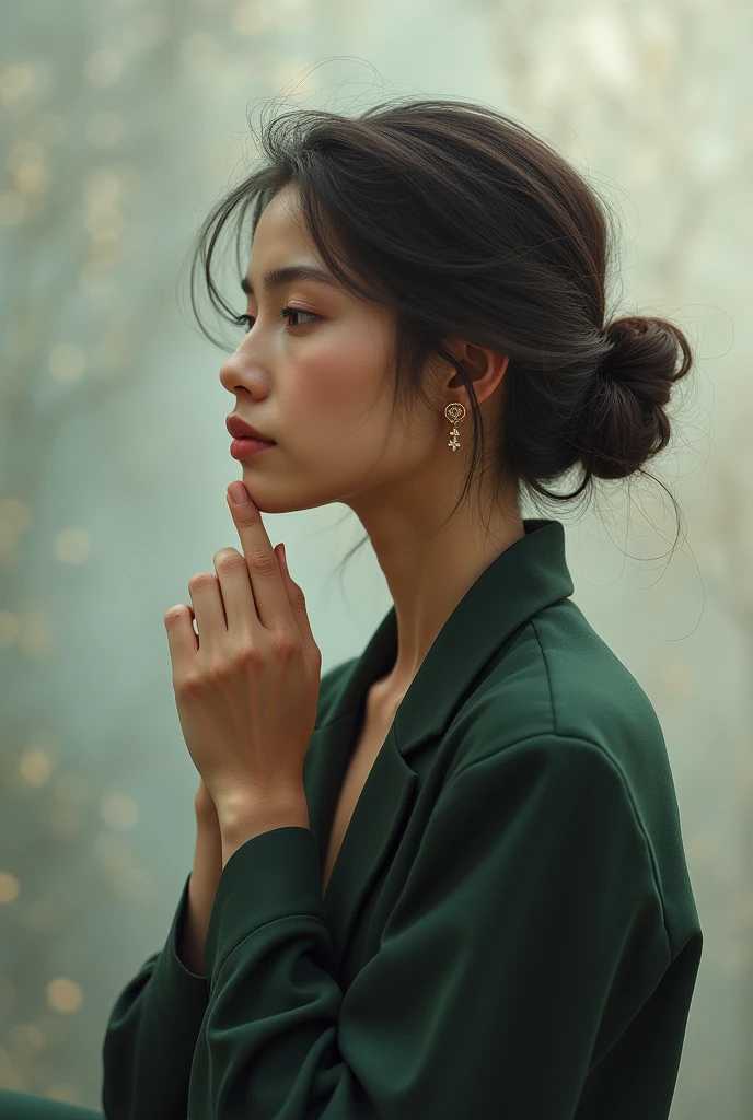 woman seeking self-knowledge